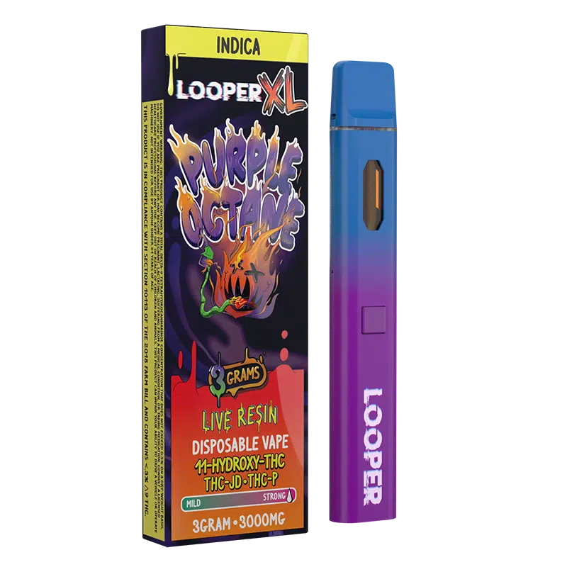 LOOPER XL 3g Disposable: Purple Octane Magic Town Mayoreo LOOPER XL 3g Disposable: Purple Octane Magic Town Mayoreo