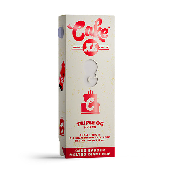 Cake XL THCA + THCB Disposable Vape | 6g TRIPLE OG