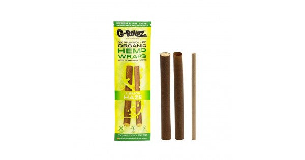 G ROLLZ ORGANIC HEMP WRAPS LEMON HAZE