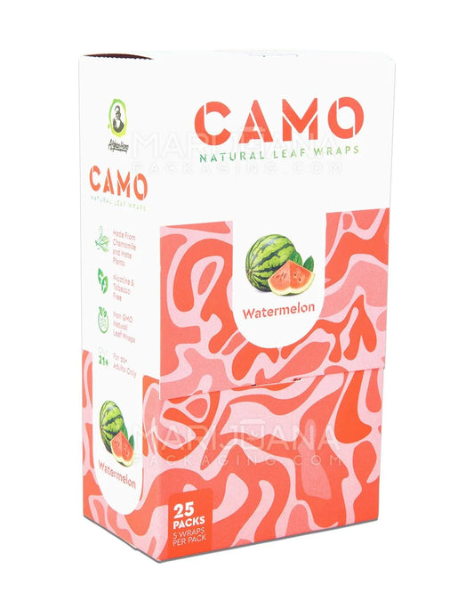 CAMO NATURAL LEAF WRAPS 5 WRAPS PER PACK WATERMELON