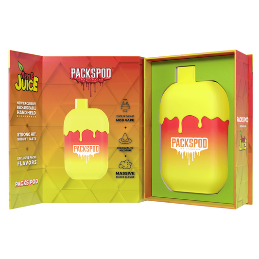 PACKSPOD 5K PUFF DISPO APPLE JUICE