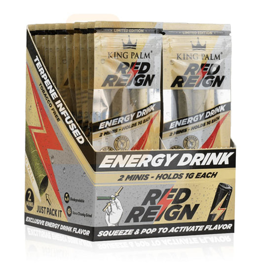 KINGS PALM REAL LEAF ROLLS TERPENE INFUSED ENERGY DRINK 2 MINIS 1G
