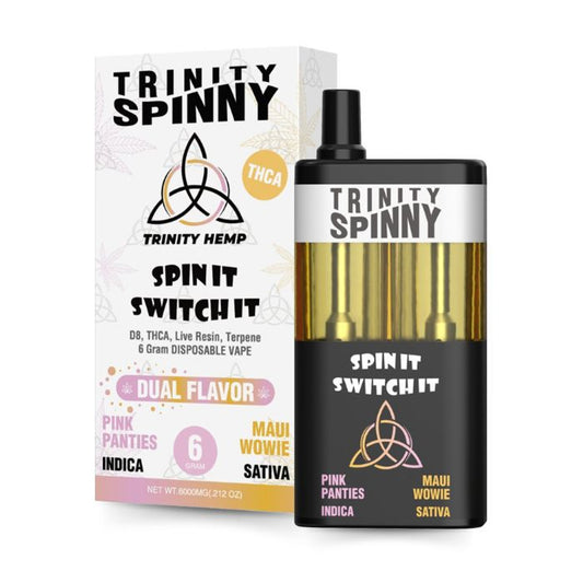 TRINITY SPINNY 6G HEMP DISPO PINK PANTIES / MAUI WOWIE