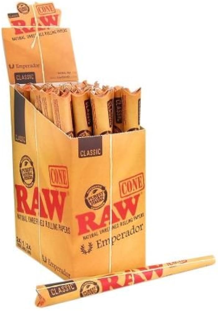 RAW CLASSIC CONE EMPERADOR 24 PACKS