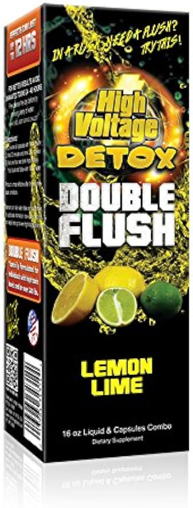 HIGH VOLTAGE DBL FLUSH DETOX LEMON LIME