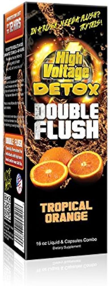 HIGH VOLTAGE DBL FLUSH DETOX TROPICAL ORANGE