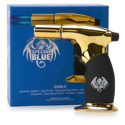 SPECIAL BLUE DIABLO TORCH GOLD