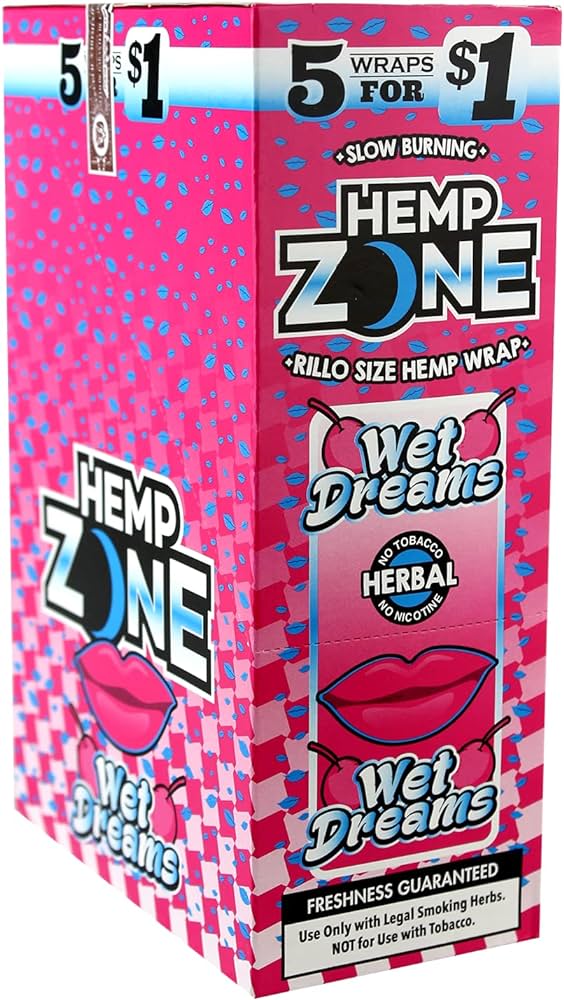 HEMP ZONE RILLO HEMP WRAP WET DREAMS