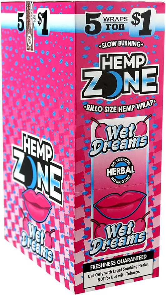 HEMP ZONE RILLO HEMP WRAP WET DREAMS