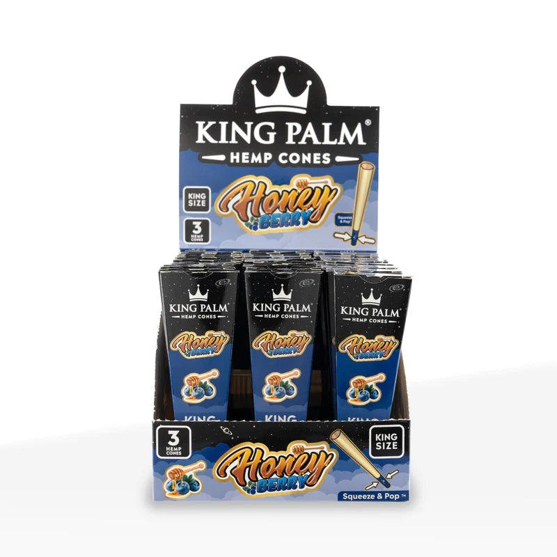 KING PALM KING SIZE HEMP CONE HONEY BERRY