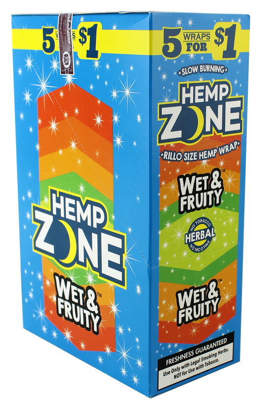 HEMP ZONE RILLO HEMP WRAP WET & FRUITY