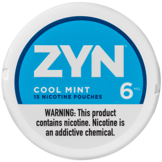 ZYN NICOTINE POUCHES 6mg COOL MINT