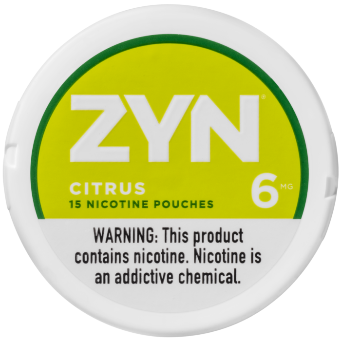 ZYN NICOTINE POUCHES 6mg CITRUS