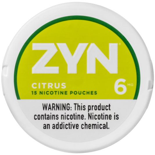 ZYN NICOTINE POUCHES 6mg CITRUS