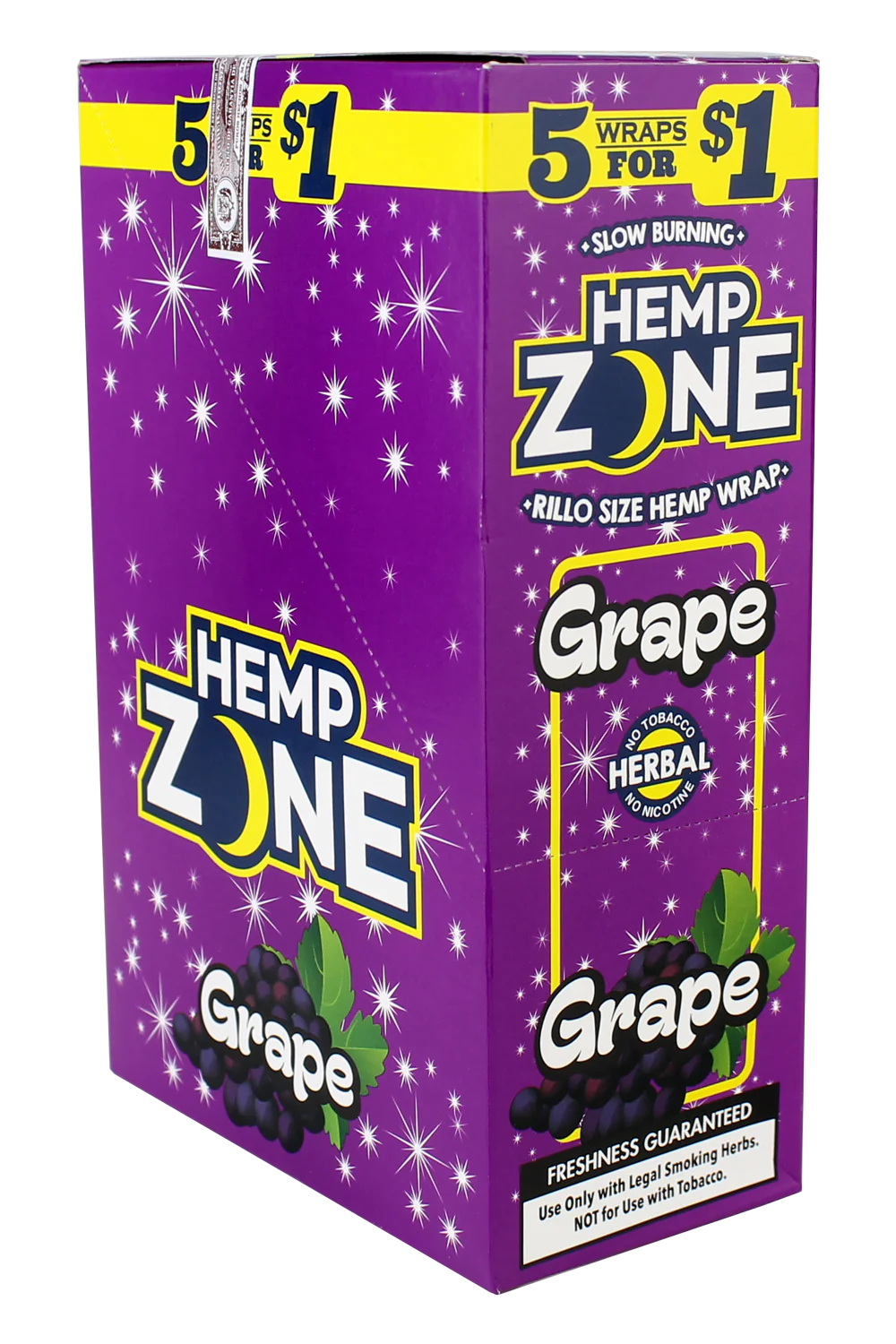 HEMP ZONE RILLO HEMP WRAP GRAPE