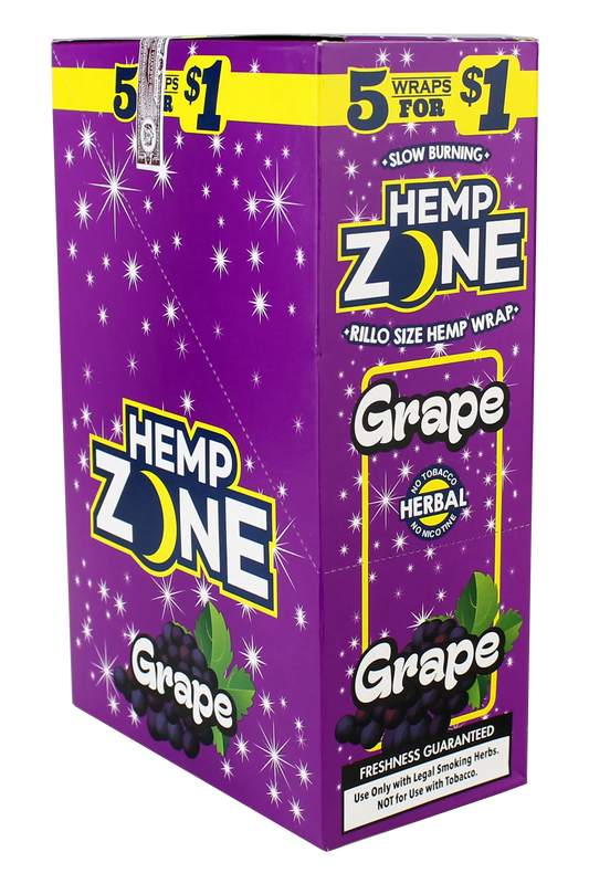 HEMP ZONE RILLO HEMP WRAP GRAPE