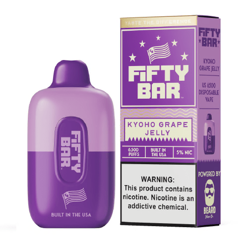 FIFTY BAR 5% 6500 DISPO KYOHO GRAPE JELLY