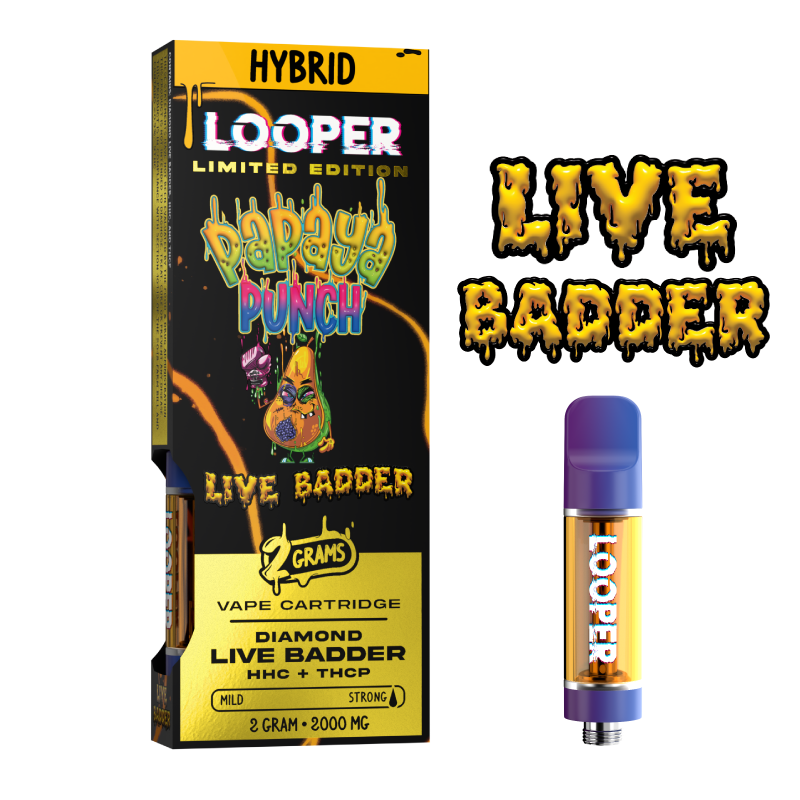 Live Badder 2g Cartridge: Papaya Punch