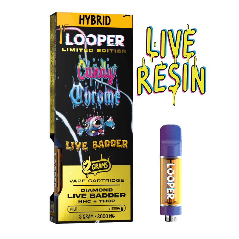 Live Badder 2g Cartridges: Candy Chrome