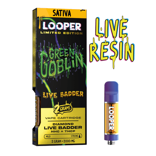 Live Badder 2g Cartridges: Green Goblin