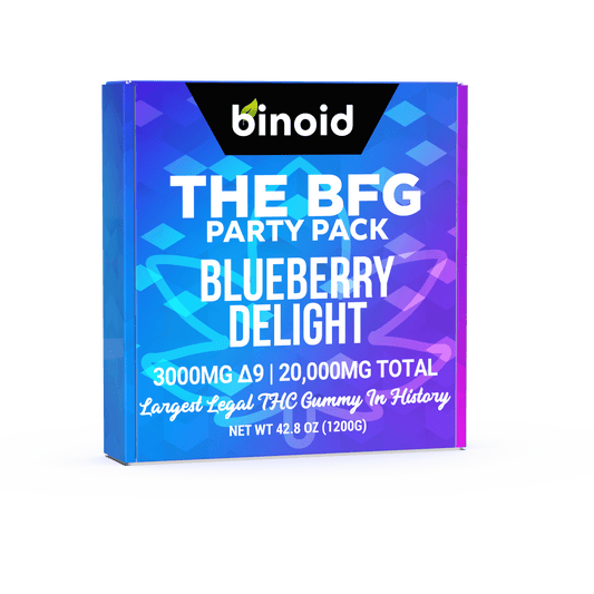 BINOID THE BFG 3000MG D9 GUMMY BLUEBERRY DELIGHT