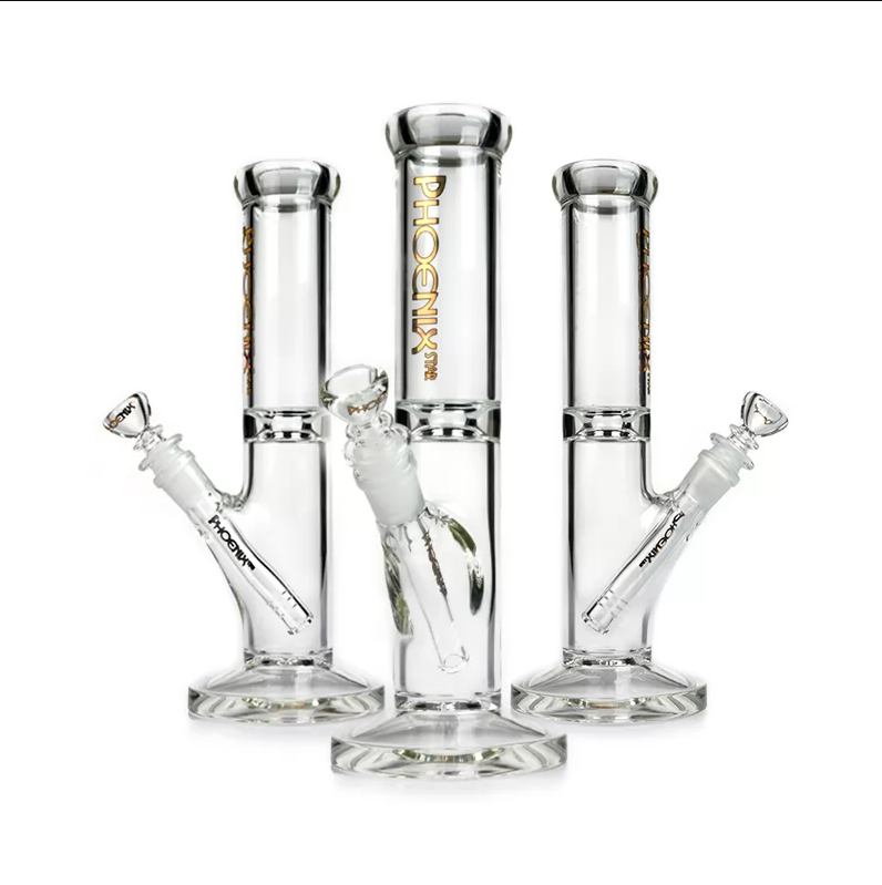 PHOENIX STAR Clear Straight Bong 10 Inches