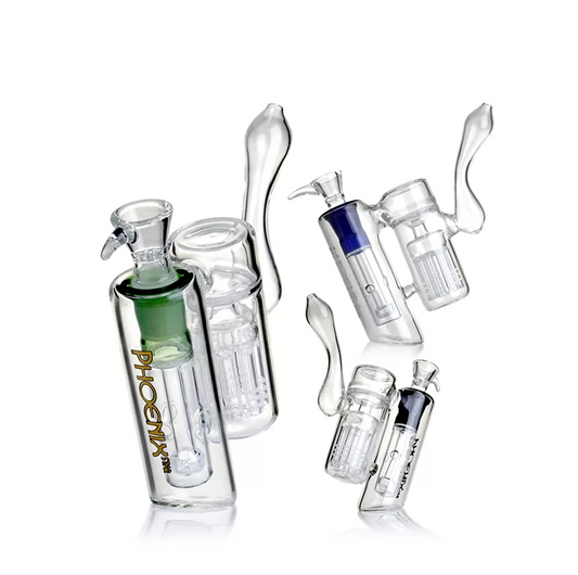 PHOENIX STAR Glass Bubblers with 8 Arms Perc & Showhead Perc