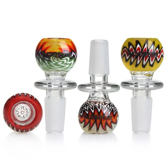 Phoenix Star 7-Hole Glass Filter Screen Bong Slide Bowl 14mm