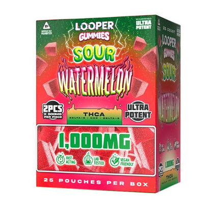 Looper THCa Live Badder 2pc Gummies 1000mg BOX