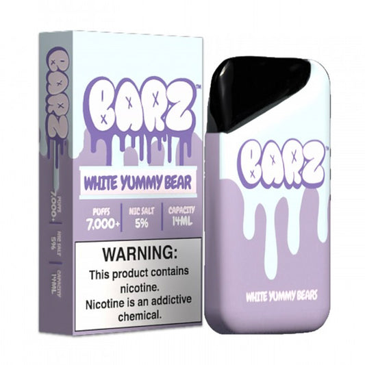 BARZ 7000 PUFF DISPO WHITE YUMMY BEAR