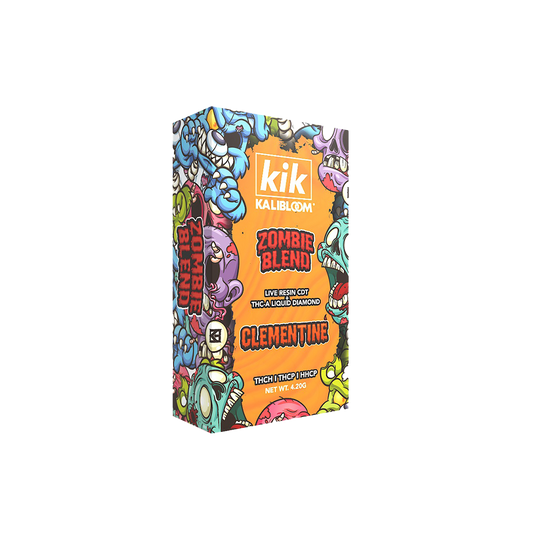 KIK 4G ZOMBIE BLEND DISPO 5CT CLEMENTINE