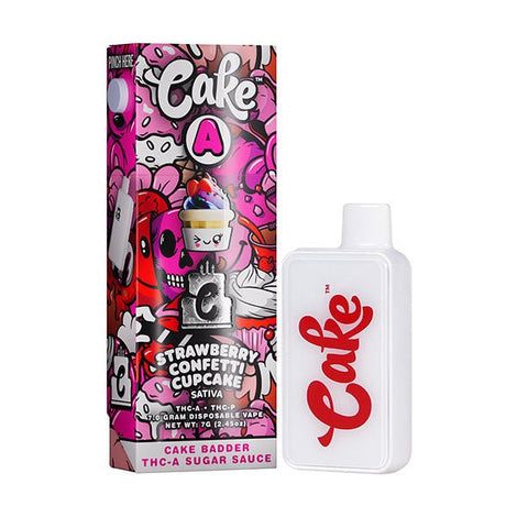 Cake 7g A  strawberry confetti cupcake