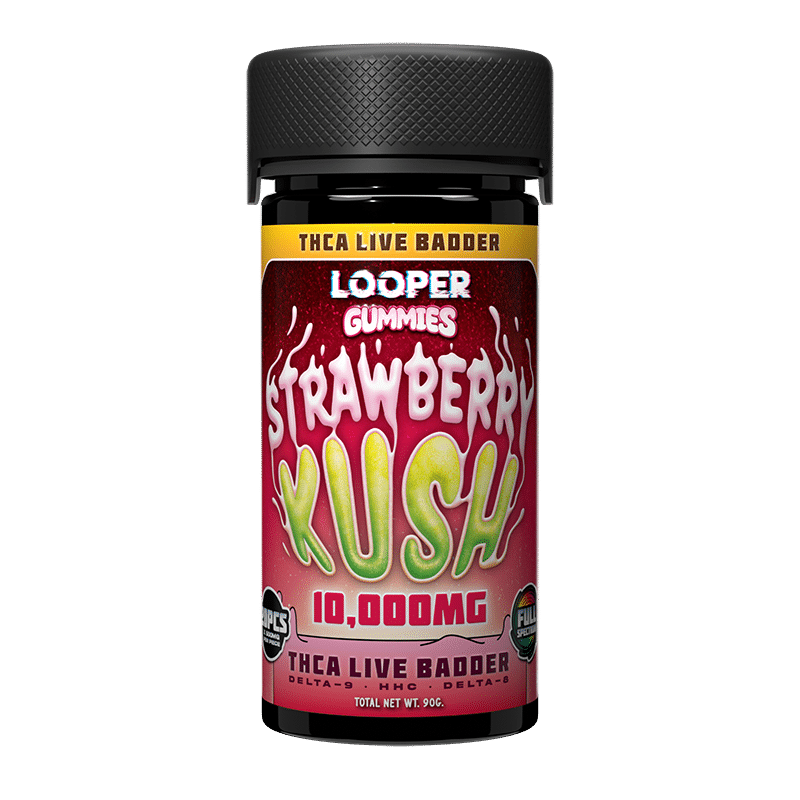 Looper Strawberry Kush – THC-A Live Badder Gummies