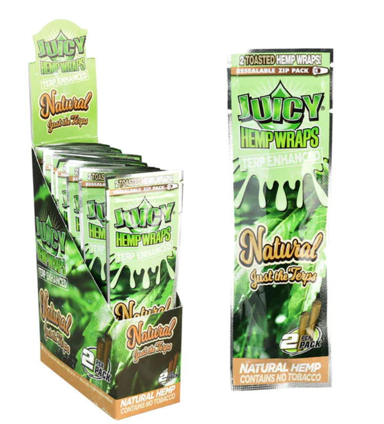 JUICY HEMP WRAPS TERP ENHANCED NATURAL HEMP