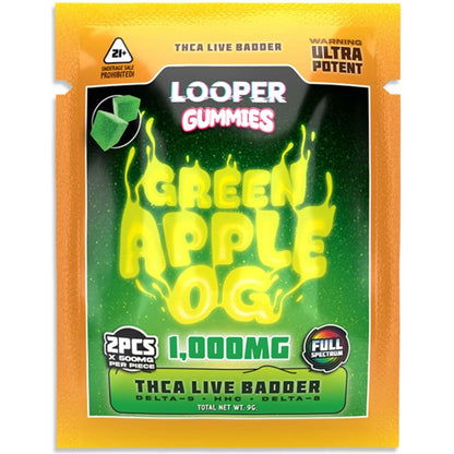 Looper THCa Live Badder 2pc Gummies 1000mg BOX