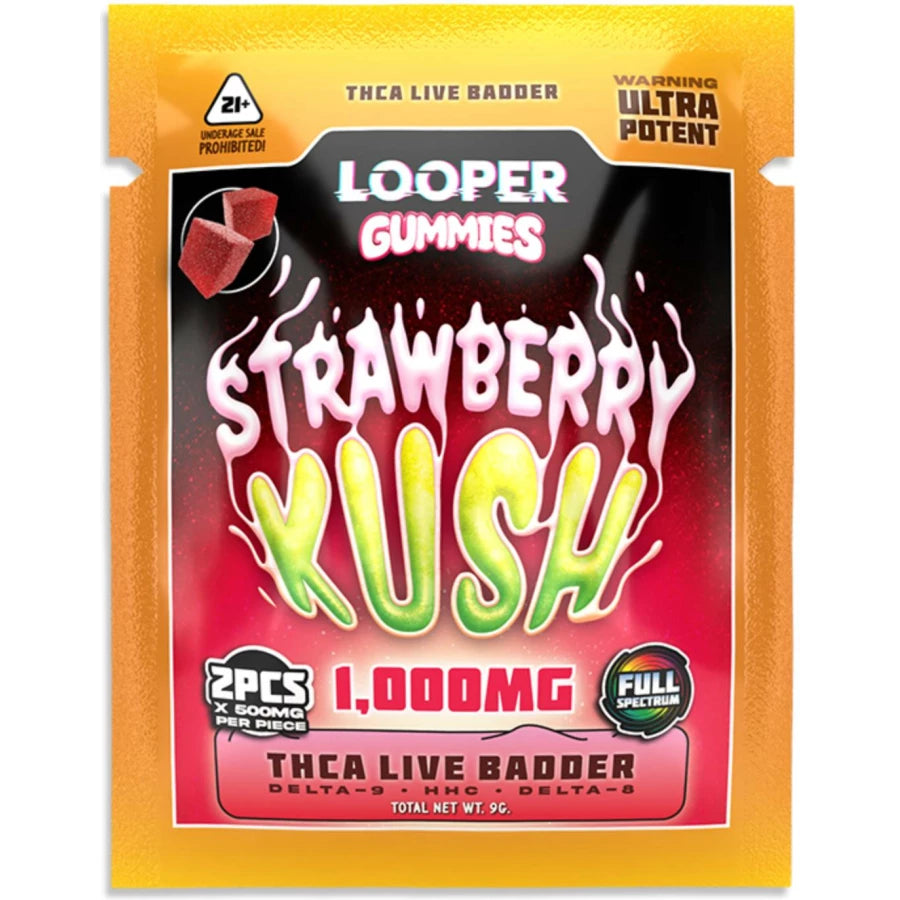 Looper THCa Live Badder 2pc Gummies 1000mg BOX