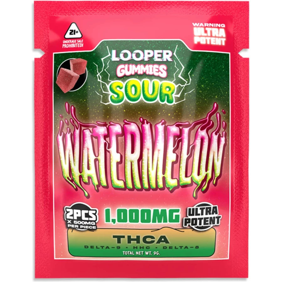 Looper THCa Live Badder 2pc Gummies 1000mg BOX