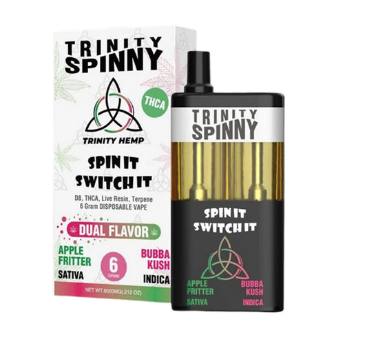 TRINITY SPINNY 6G HEMP APPLE FRITTER/ BUBBA KUSH